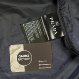 Prada - Logo Plaque Stripe Jacket Navy/Blue