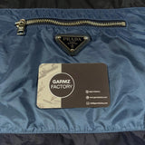 Prada - Logo Plaque Stripe Jacket Navy/Blue