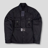 Prada - Re-Nylon Flap Pocket Overshirt Black