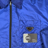 Prada - Re-Nylon Monochrome Zip Overshirt Blue