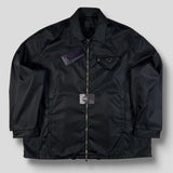 Prada - Triangle Logo Pouch Overshirt Black