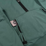Stone Island - 1/2 Zip Hooded Sweatshirt Green