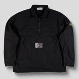 Stone Island - 1/4 Zip Pop Ripstop Smock Black
