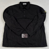 Stone Island - 1/4 Zip Pop Ripstop Smock Black