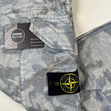 Stone Island - Big Loom Camo Trousers Sky Blue