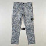 Stone Island - Big Loom Camo Trousers Sky Blue