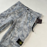 Stone Island - Big Loom Camo Trousers Sky Blue