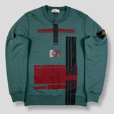 Stone Island - Block Logo Sweatshirt Green
