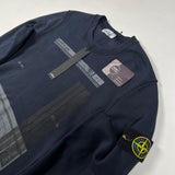 Stone Island - Block Logo Sweatshirt Navy