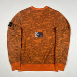 Stone Island - Camo Crewneck Sweatshirt Orange