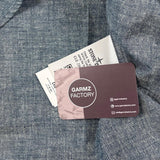 Stone Island - Chambray Denim Button Shirt Blue