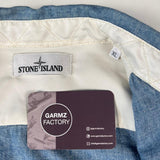Stone Island - Compass Badge Denim Shirt Blue