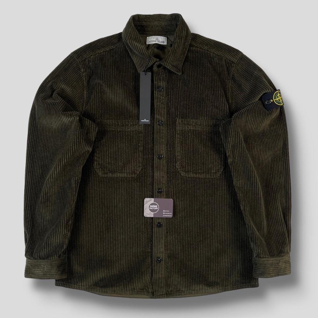 Stone Island Corduroy Overshirt Khaki – Garmz Factory
