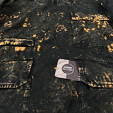 Stone Island - Cotton Ripstop Off-Dye OVD Smock Black/Orange