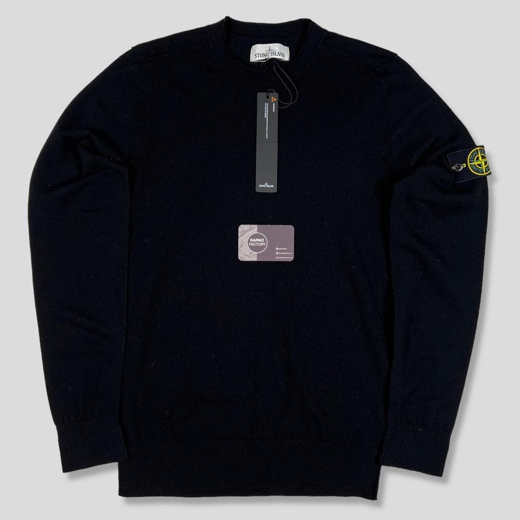 Stone Island Crewneck Knit Jumper Black – Garmz Factory