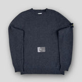 Stone Island - Crewneck Wool Knit Jumper Grey