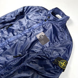 Stone Island - Crinkle Gloss Bomber Jacket Blue