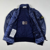 Stone Island - Crinkle Gloss Bomber Jacket Blue
