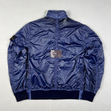 Stone Island - Crinkle Gloss Bomber Jacket Blue