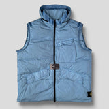 Stone Island - Crinkle Reps Down Gilet Blue