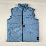 Stone Island - Crinkle Reps Down Gilet Blue