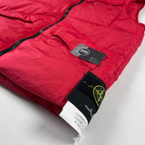 Stone Island - Crinkle Reps Down Gilet Red