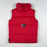Stone Island - Crinkle Reps Down Gilet Red