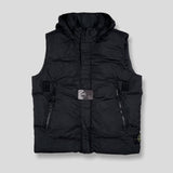 Stone Island - Crinkle Reps Ny Down Gilet Black