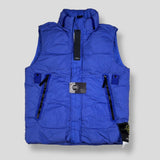 Stone Island - Crinkle Reps Ny Down Gilet Blue