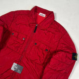 Stone Island - Crinkle Reps NY Lined Overshirt Red