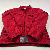 Stone Island - Crinkle Reps Padded Overshirt Red