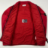 Stone Island - Crinkle Reps Padded Overshirt Red