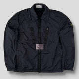 Stone Island - Crinkle Reps Zip Overshirt Black