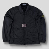 Stone Island - Crinkle Reps Zip Overshirt Black