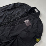 Stone Island - Crinkle Reps Zip Overshirt Black