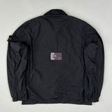 Stone Island - Crinkle Reps Zip Overshirt Black