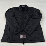 Stone Island - Crinkle Reps Zip Overshirt Black