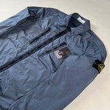 Stone Island - Crinkle Reps Zip Overshirt Blue