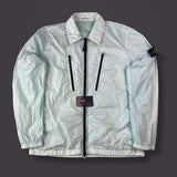 Stone Island - Crinkle Reps Zip Overshirt Mint