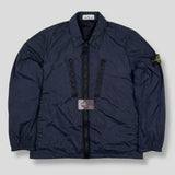 Stone Island - Crinkle Reps Zip Overshirt Navy