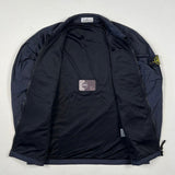Stone Island - Crinkle Reps Zip Overshirt Navy