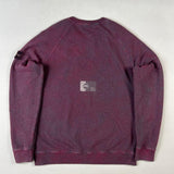 Stone Island - Dust Colour Finish Sweatshirt Burgundy