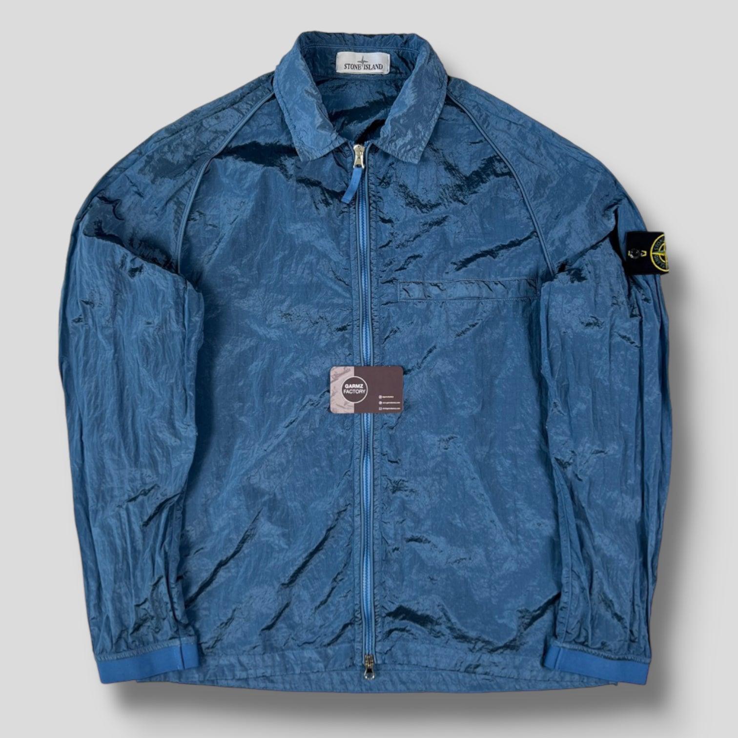 Stone Island Econyl Nylon Metal Overshirt Blue – Garmz Factory