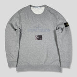 Stone Island - Embroidered Logo Sweatshirt Grey