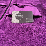 Stone Island - Fleece Hooded Zipped Jacket Purple