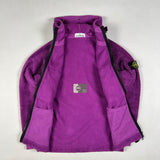 Stone Island - Fleece Hooded Zipped Jacket Purple