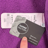 Stone Island - Fleece Hooded Zipped Jacket Purple