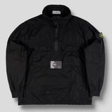Stone Island - Garment Dyed 1/2 Zip Overshirt Black
