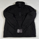 Stone Island - Garment Dyed 1/2 Zip Overshirt Black