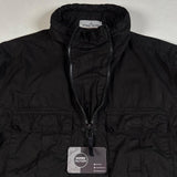 Stone Island - Garment Dyed 1/2 Zip Overshirt Black